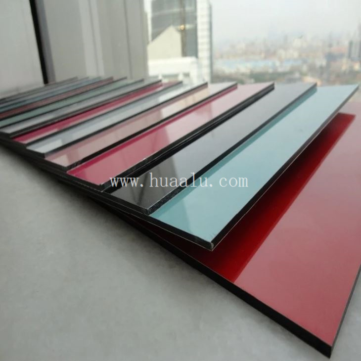 color PVDF aluminium composite panel